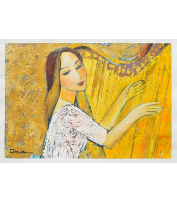 golden harp by Dina Shubin
