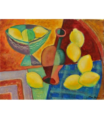 still life with lemons by Dina Shubin