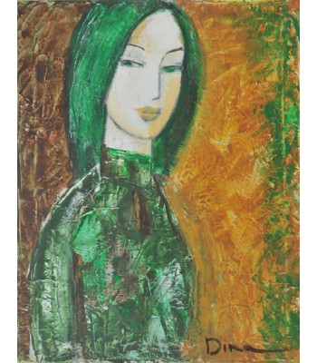 green hair by Dina Shubin